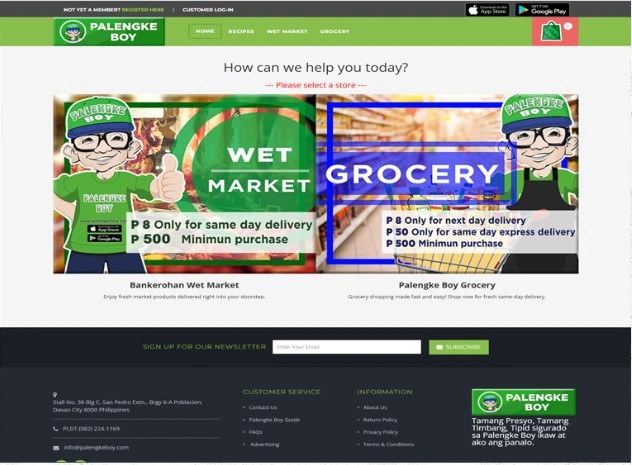 Palengke Boy Wet Market E-Commerce Website — Philippines local market app